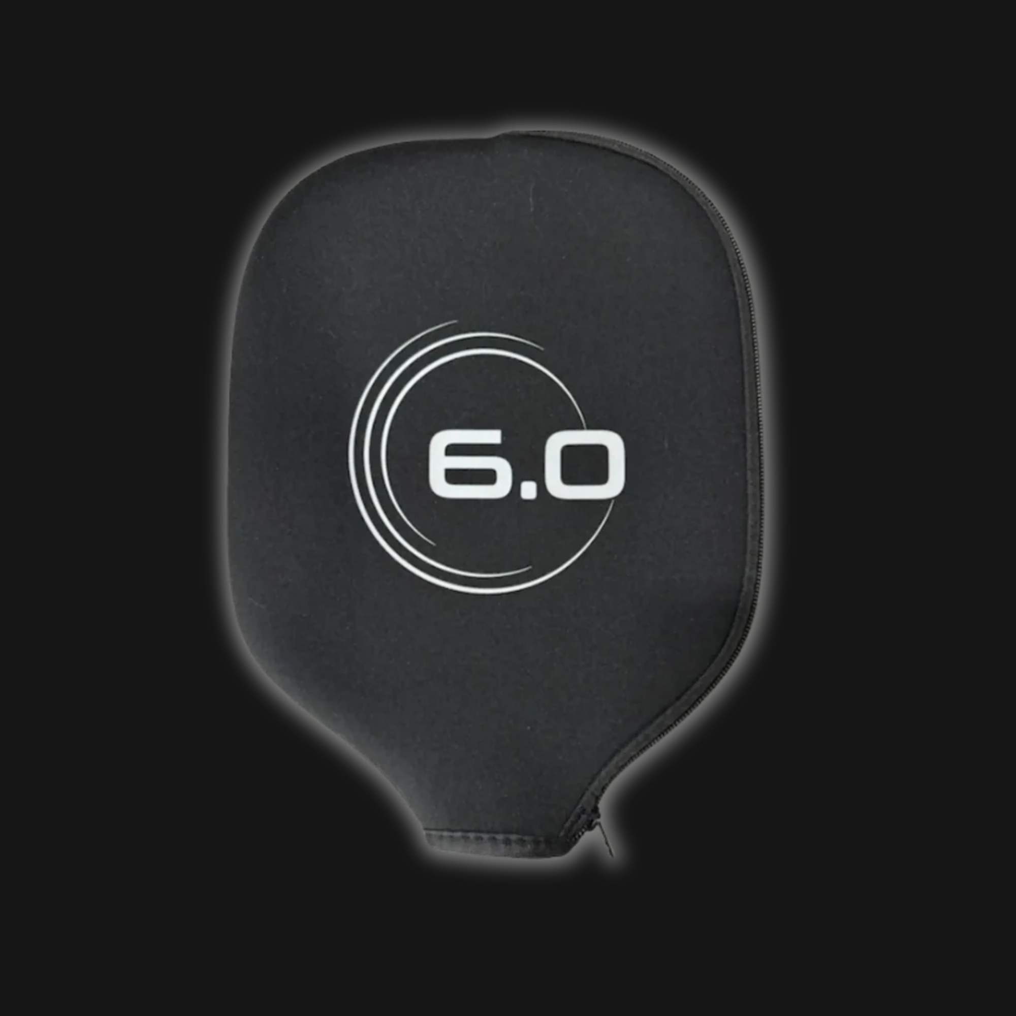 Black pickleball paddle cover by Six Zero