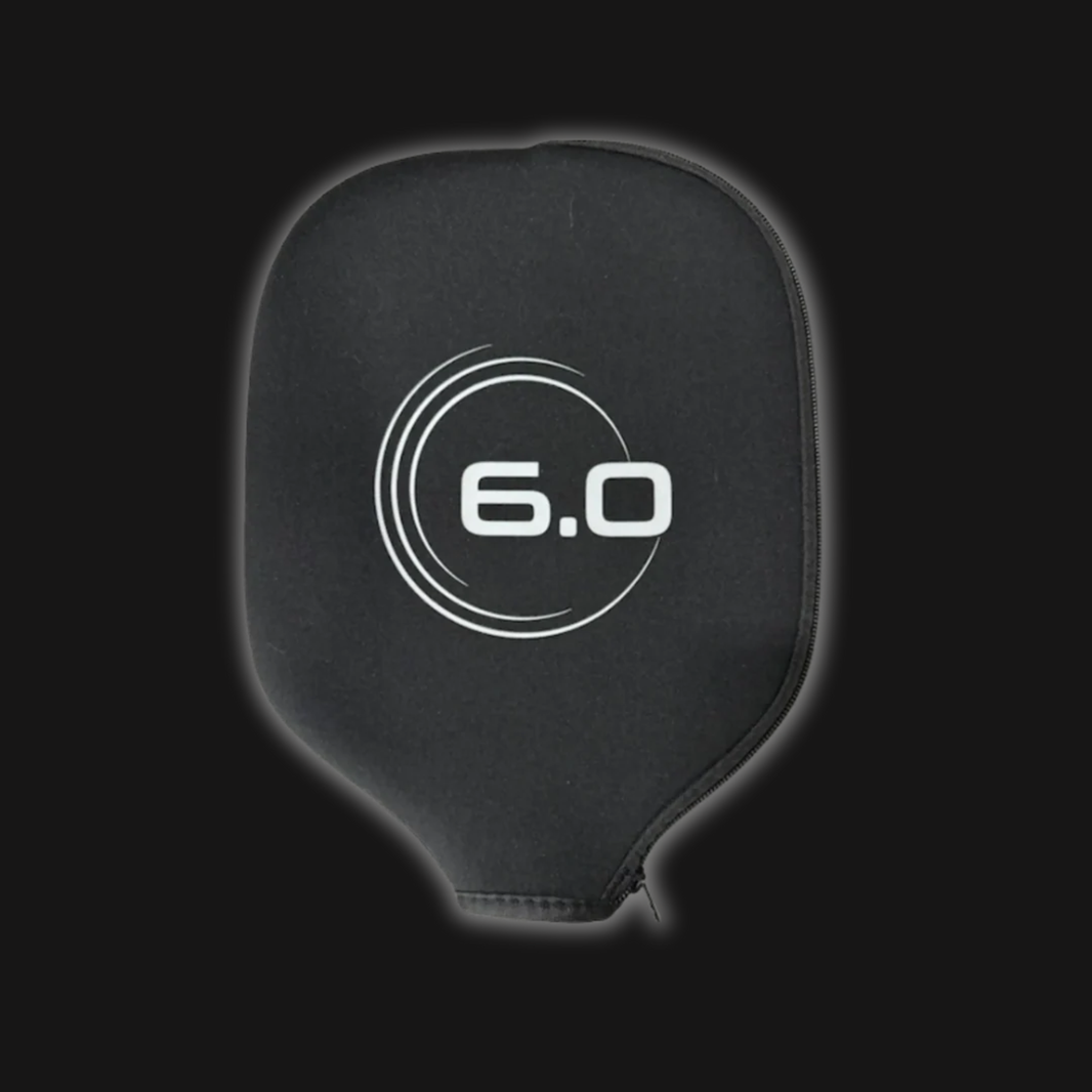 Black pickleball paddle cover by Six Zero