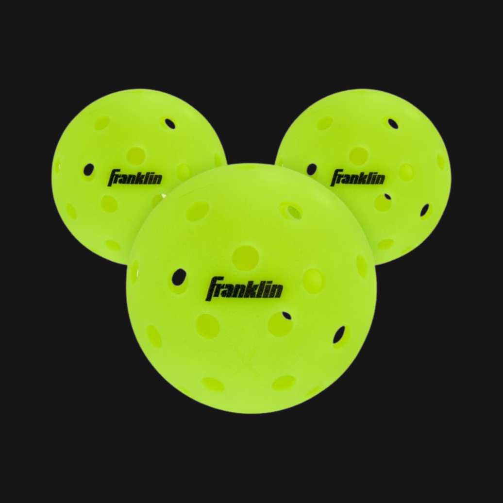 MaxGrit Textured Pickleballs (3-Pack)