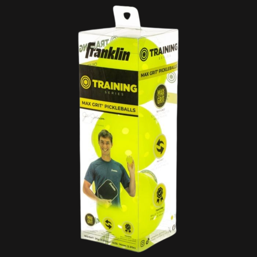 MaxGrit Textured Pickleballs (3-Pack)