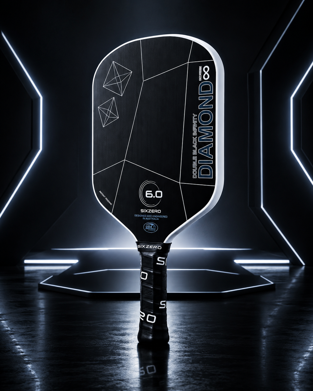 Six Zero Edgeless Double Black Diamond Control Paddle