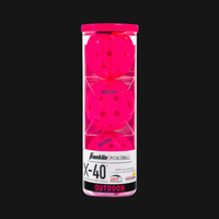 Franklin X-40 pink outdoor pickleballs