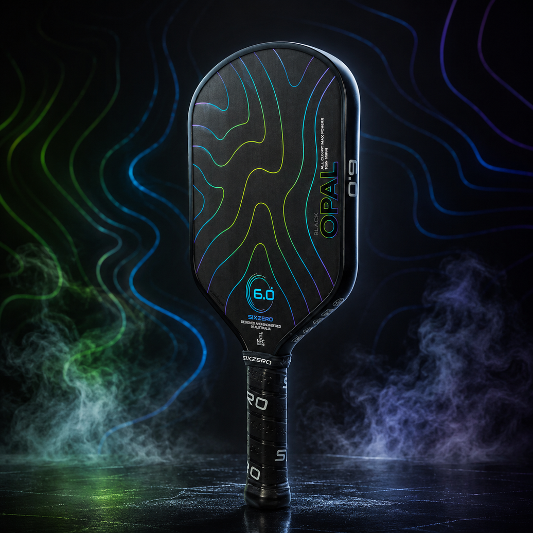 Six Zero Black Opal 14mm Pickleball Paddle