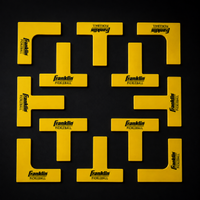 Franklin pickleball court marking kit with yellow court markers