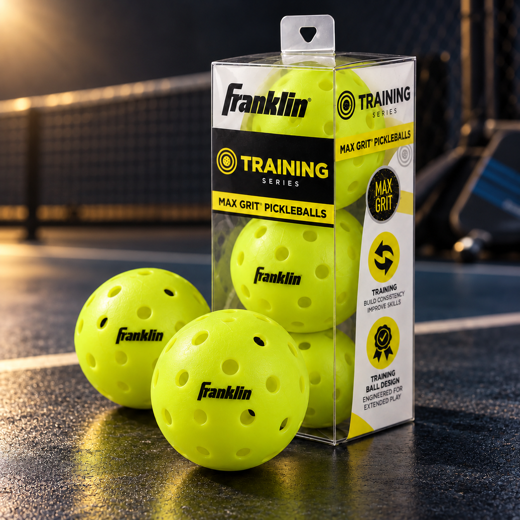 MaxGrit Textured Pickleballs (3-Pack)