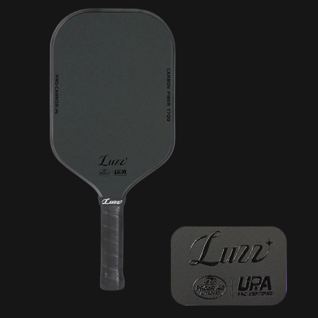 Luzz Cannon carbon pickleball paddle front view