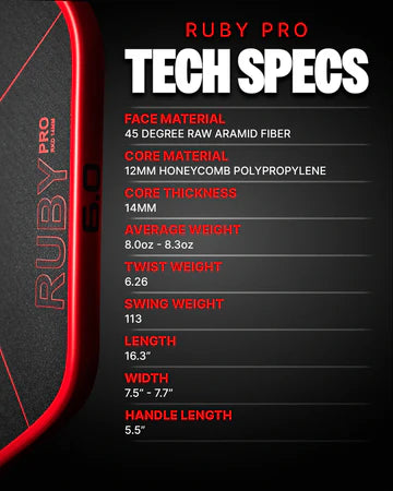 Six Zero Ruby Pro 14mm Paddle