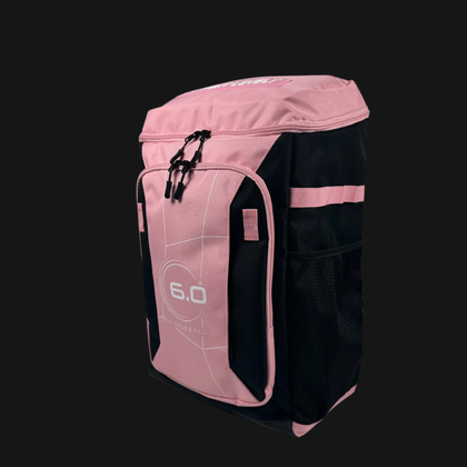 Six Zero Performance pickleball backpack pink and black