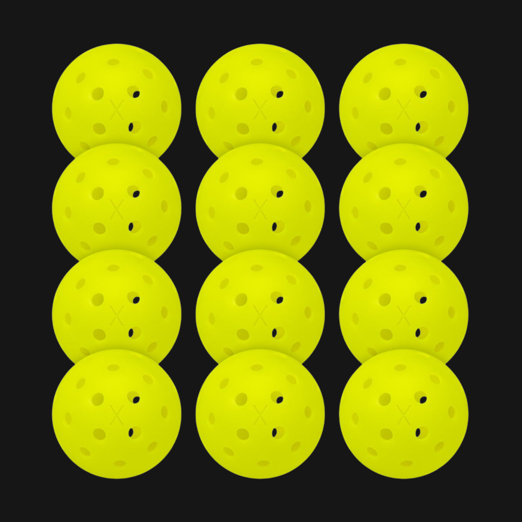X-40 Outdoor Pickleballs (12 Pack Mesh)