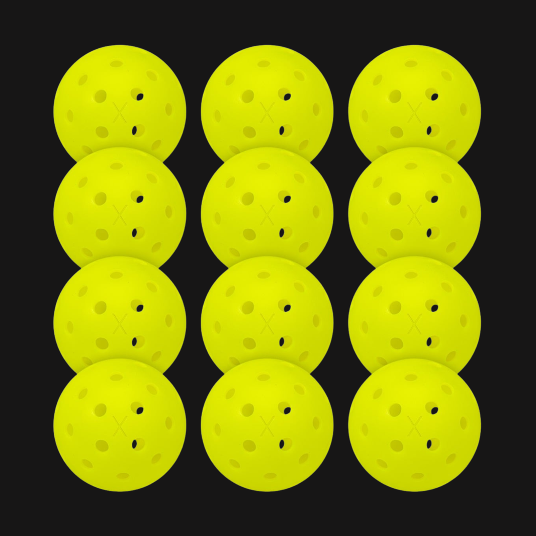 X-40 Outdoor Pickleballs (12 Pack Mesh)