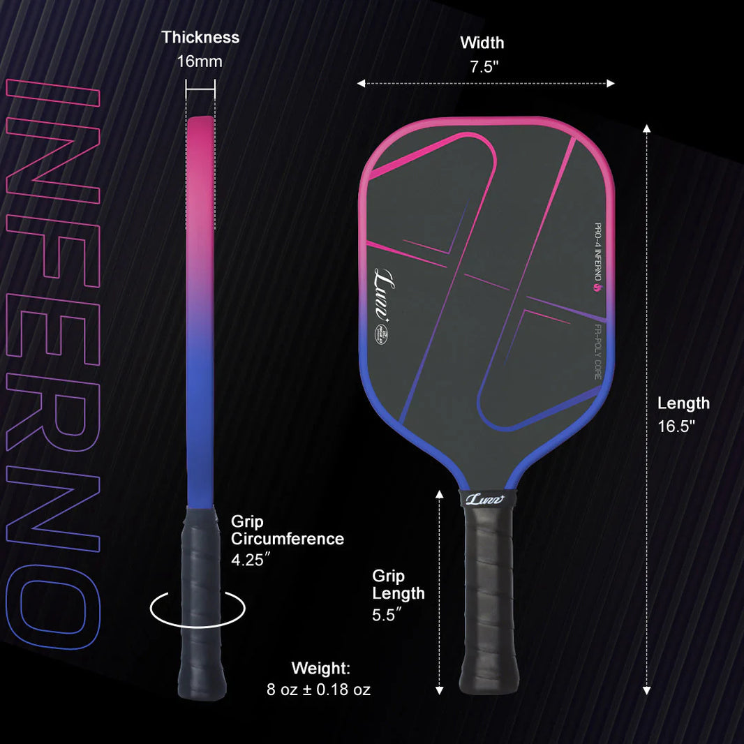 Luzz Inferno paddle carbon fiber surface detail