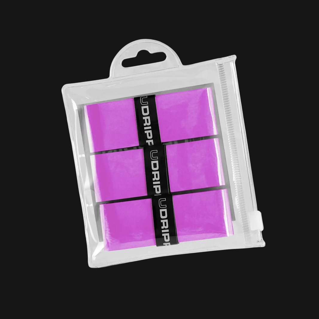 purple pickleball grips pack packaging 12 pack